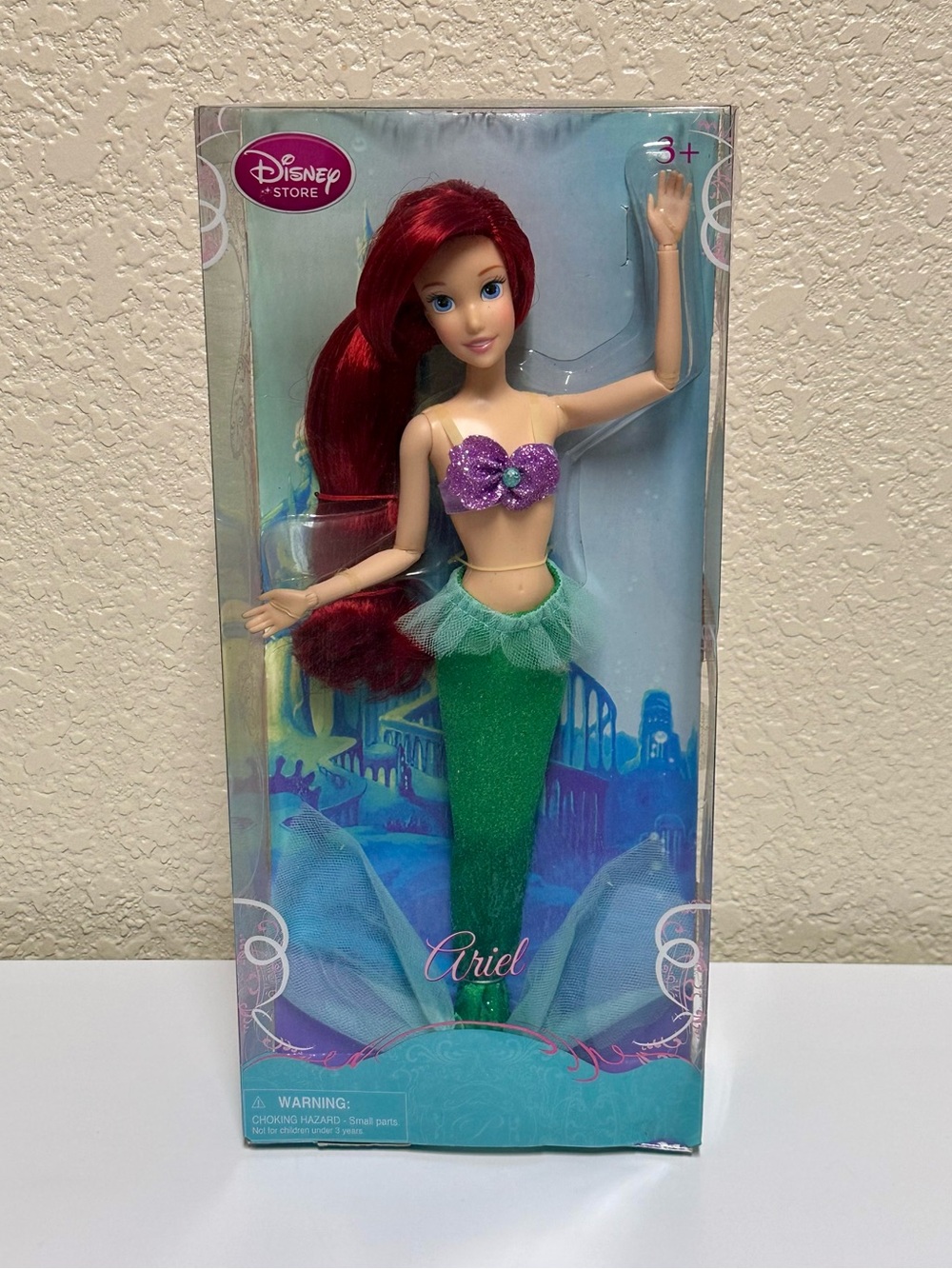 New Rare Vintage Disney Store Ariel Doll The Little Mermaid ✨